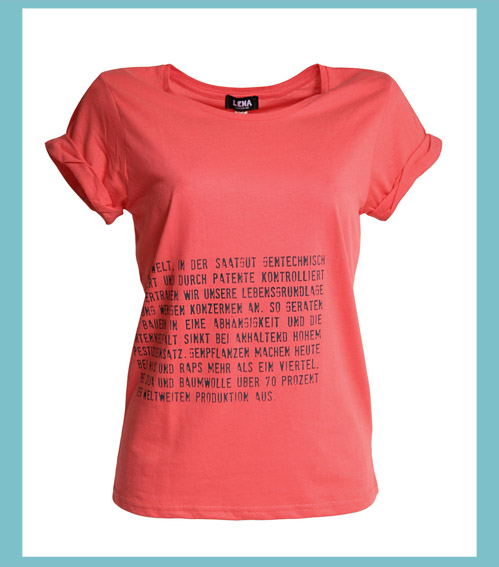 coral t-Shirt
